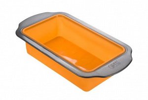 2830 GIPFEL Силиконовая форма для выпечки 31,8x17,5x6,5см оранжевая Материал : углеродистая сталь & FDA пищевой силикон