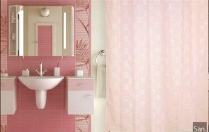 Штора для ванной "Dagha pink" 180x180см  630-58