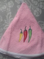 Полотенце круглое.арт. 5006.Перчики