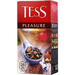 Чай Тесс Pleasure black tea 1,5г 25 пак., шт
