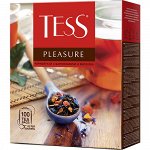 Чай Тесс Pleasure black tea 1,5г 1/100/9