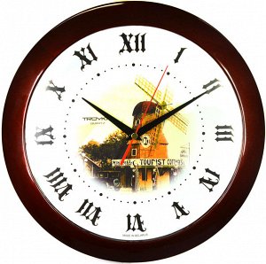 Часы настенные TROYKA, диаметр 29 см, производство Белоруссия