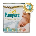 PAMPERS Подгузники Premium Care Newborn Экономичная Упаковка 88