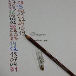 19 Карандаш с сурьмой для макияжа глаз и губ + точилка