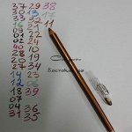 11 Карандаш с сурьмой для макияжа глаз и губ + точилка