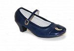 KB0199 Dunkel Blau Туфли девичьи