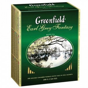 Чай Воздушный шлейф цитрусовых ароматов подчеркивает выразительный вкус цейлонского чая с плантаций Ува и придает особую утонченность изящной композиции GREENFIELD "Earl Grey Fantasy".Количество пакет