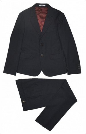 Костюм BEJ 35 пиджак( контрасный подклад) + брюки т.синий (мальчики)