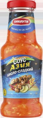 Соус Пиканта 280 г Азия кисло-сладкий ст.бут 1х6