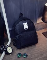 арт. 5.9 Рюкзак ЧЕРНЫЙ С КОТОМ