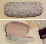 арт. 83 футляр для очков СИНЕ-БЕЛЫЙ УЗОР