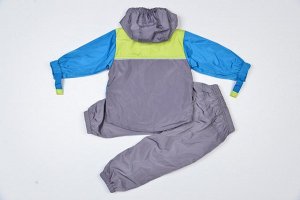 костюм Костюм двойка для мальчика . Куртка и брюки плащёвка на хлопковой подкладке . Рост 80, 86, 92, 98, 104 см . Присутствуют светоотражающие элементы .