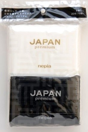 "NEPIA" "JAPAN premium" Бумажные двухслойные носовые платки 10 шт./уп. (упаковка 6 шт.)