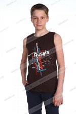 Майка с широким плечем &quot; Города&quot;