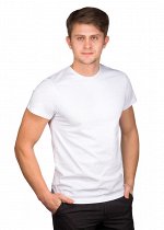 TS521 (белый), Футболка мужская короткий рукав