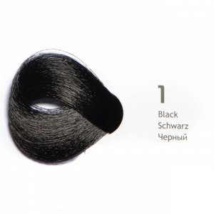 NA 1 черный крем-краска для волос с кератином «Non Ammonia» 100мл