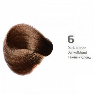 NA 6.0 насыщенный темный блонд крем-краска для волос с кератином «Non Ammonia» 100мл