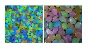 Светящиеся разноцветные камни (уп. 10 шт)