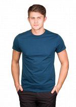 Футболка мужская короткий рукав, TS521 (т.бирюза)