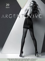 Мягкие бархатистые абсолютно матовые колготки ARGENTOVIVO Microtouch 20 из микрофибры