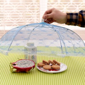 Складной зонт  для  еды  от  мух