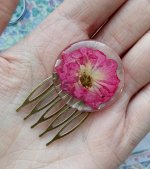Украшение для волос Цветок шиповника
