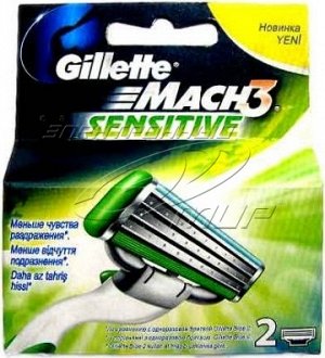 GILLETTE  MACH3 Sensitive кассета  2 шт, #  84851825