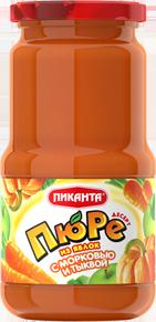 Десерт Пиканта 530г из яблок с морковью и тыквой 1х6