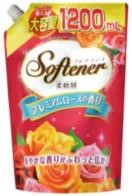 Дезодорирующий антибактериальный кондиционер-ополаскиватель "Softener premium rose" с богатым ароматом роз (мягкая упаковка) 120