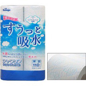 "Kasuga" "Kyusui" Туалетная бумага двухслойная ароматизированная, 25 м. (12 рул\упак) 1/8