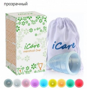 Л Менструальная чаша (menstrual cup) прозрачная