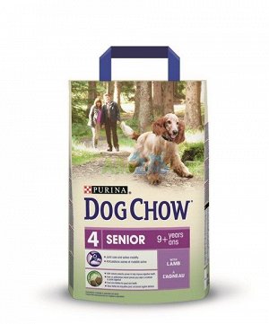 DogChow д/соб пожилых Senior 9+ Ягненок 2,5кг (1/5)