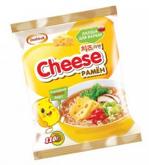 Лапша б/п "Cheese Рамён" с сыром, 110 г пачка