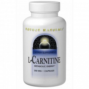 SOURCE NATURALS L-Carnitine 250 mg 120 кап.
