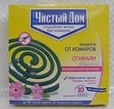 Спирали Чистый Дом бездымные ароматизир. упак.10 шт.(1/60) 02-093