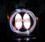 Led шнурки белые
