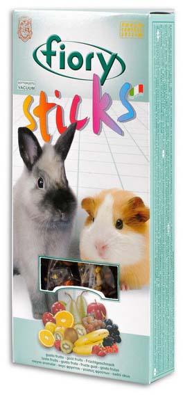 FIORY палочки для кроликов и морских свинок Sticks с овощами 2х50 г