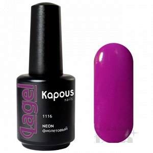 1116 "Neon" фиолетовый гель-лак "LAGEL" ,15 мл