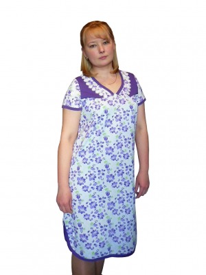 Сорочка женская "Фиалка" фиолет