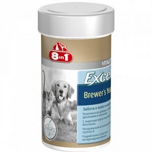 8in1 Excel Brewers Yeast д/соб Пивные дрожжи с чесноком 260таб (1/1)