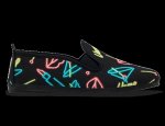 Vamp Black neon print