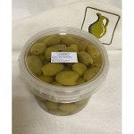 Оливки зеленые Халкидики без косточки, в масле, 250г