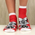 Носки  детские &quot;Кокетка&quot; Минни Маус , Дисней18-20 см, 7-9 лет, 80% хл.,17% п/а, 3% эл.   1388552