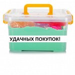 песок в пластиковой коробке + 55 игрушек для песка+надувная песочница