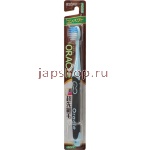 "EBISU" Зубная щетка Зубная щетка "EBISU" (с компактной чистящей головкой, прорезиненой ручкой и комбинированным ворсом. Мягкая)
