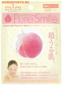 018353 "Pure Smile" "Milk Mask" Молочная увлажняющая маска для лица с экстрактом листьев персика 23мл. 1/600