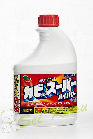 "Mitsuei" Мощное чистящее средство для ванной комнаты и туалета с возможностью распыления (запасная бутылка) 0.4л 1/15