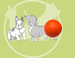 Мяч малый Для малых пород собак. Рост собаки: 30-40 см, Вес собаки: 5-10 кг