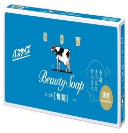 Молочное освежающее мыло "Beauty Soap" "Чистота и свежесть" синяя упаковка (кусок 135 гр) × 6 шт