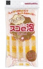 KOKUBO Массажная мочалка для тела, Sugoe-Awa Body Towel, 24*100 см